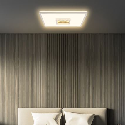 Briloner 3848014 - Plafonnier LED TORO LED/18W/230V 42x42 cm chrome mat