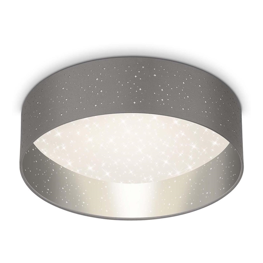 Briloner 3882-014 - Plafonnier MAILA STARRY LED/18W/230V gris/argent