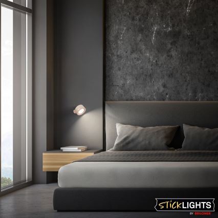 Briloner 3896011 - Applique murale LED rechargeable à intensité réglable TARI LED/1,6W/5V 1500 mAh beige