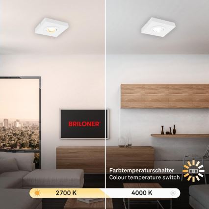 Briloner 3996016 - Spot CTS LED/4W/230V 2700/4000K blanc