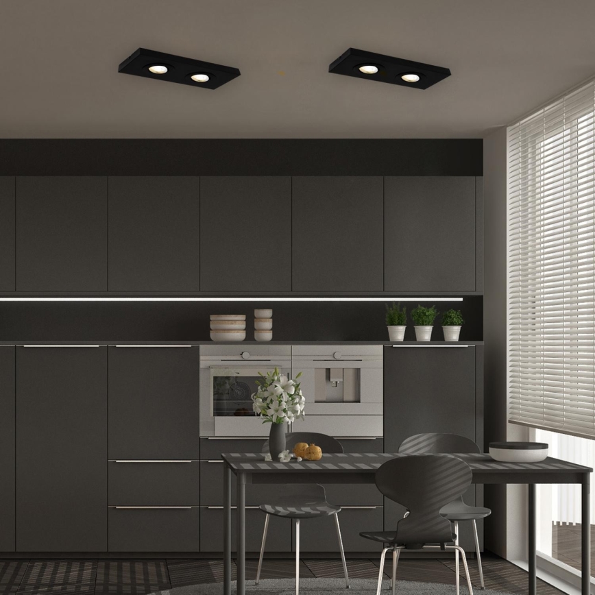 Briloner 3996025 - Spot CTS 2xLED/4W/230V 2700/4000K noir
