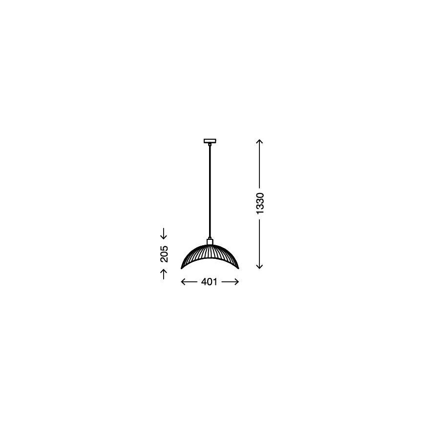 Briloner 4007-015 - Suspension fil RETRO 1xE27/60W/230V