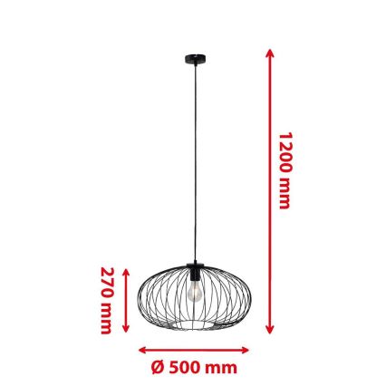 Briloner 4023-015 - Suspension filaire KAGO 1xE27/60W/230V