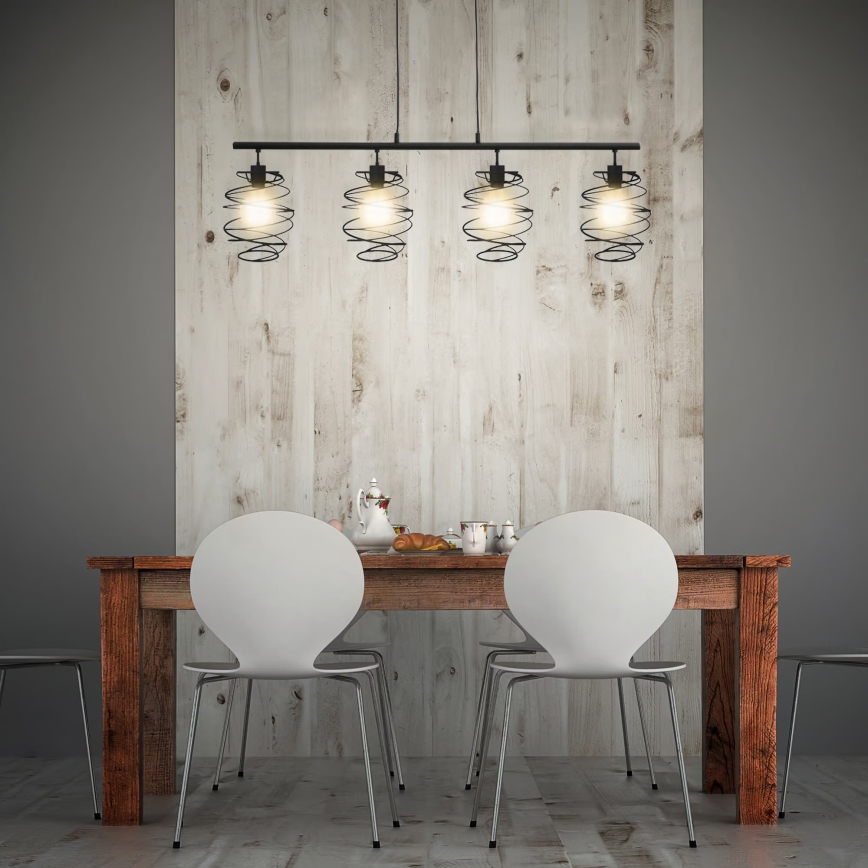 Briloner 4871-045 - Suspension sur câble 4xE27/60W/230V