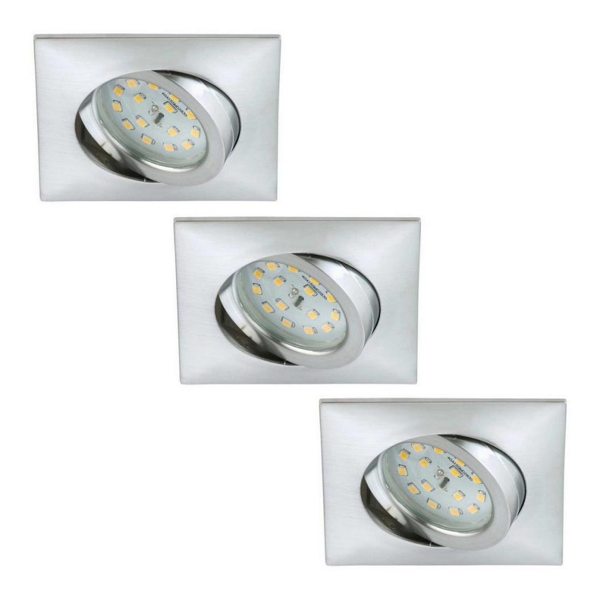 Briloner 6997-039 - Lot de 3x luminaires encastrés de salle de bain LED/5W/230V IP23