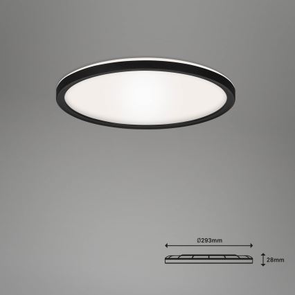 Briloner 7058-015 - Luminaire à intensité variable SLIM LED/18W/230V 2700-6500K Wi-Fi Tuya + télécommande