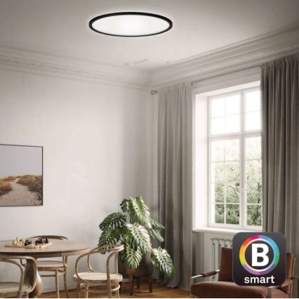 Briloner 7059-015 - Plafonnier à intensité variable SLIM LED/22W/230V 2700-6500K Wi-Fi Tuya + télécommande