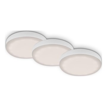 Briloner 7061-436 - LOT 3x Spot encastrable de salle de bain LED/3W/230V IP44