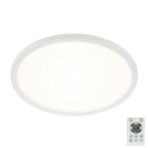 Briloner 7079-016 - Plafonnier à intensité variable LED SLIM LED/18W/230V 2700-6500K + télécommande