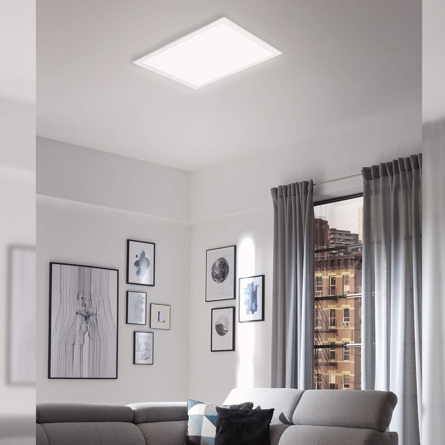 Briloner 7087-016 - LED RGBW Luminaire à intensité variable SMART LED/24W/230V 3000-6500K Wi-Fi Tuya + télécommande
