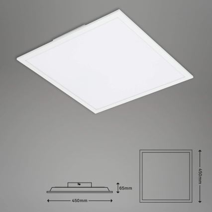 Briloner 7087-016 - LED RGBW Luminaire à intensité variable SMART LED/24W/230V 3000-6500K Wi-Fi Tuya + télécommande