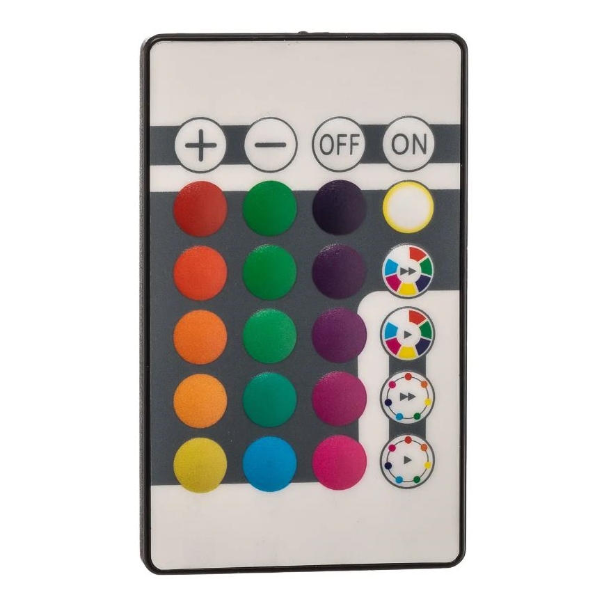 Briloner 7094-416 - Plafonnier LED RGBW à intensité variable SLIM LED/22W/230V + télécommande