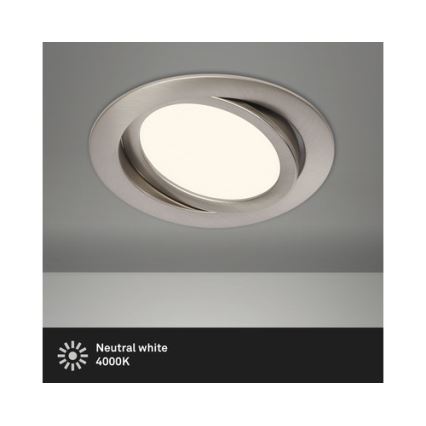 Briloner 7116-412 - Spot encastrable de salle de bain LED FLAT IN LED/9W/230V IP23