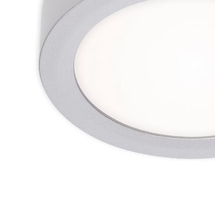 Briloner 7122-014 - Plafonnier LED FIRE, 11 W, 230 V, 3000 K, Ø 17 cm, argenté