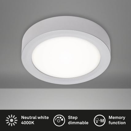 Briloner 7124-414 - Plafonnier à intensité variable FIRE LED/12W/230V 4000K