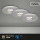 Briloner 7240-039 - LOT 3x Spot encastrable de salle de bain LED LED/1,8W/230V IP44