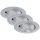 Briloner 7278-034 - PACK 3x Spot encastrable LED salle de bain 3xLED/5W/230V