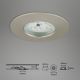 Briloner 7295-012 - Luminaire encastré de salle de bain LED à intensité variable ATTACH LED/6,5W/230V IP44