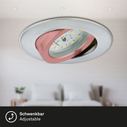 Briloner 7296-019 - Spot encastrable de salle de bain à intensité variable LED/6,5W/230V IP23