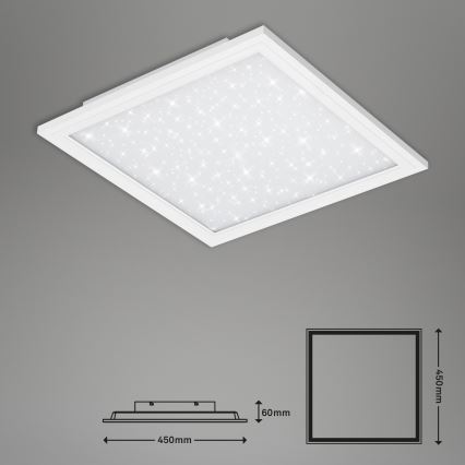 Briloner 7302-016 - Plafonnier à intensité variable STARRY SKY LED/23W/230V 3000-6000K + télécommande