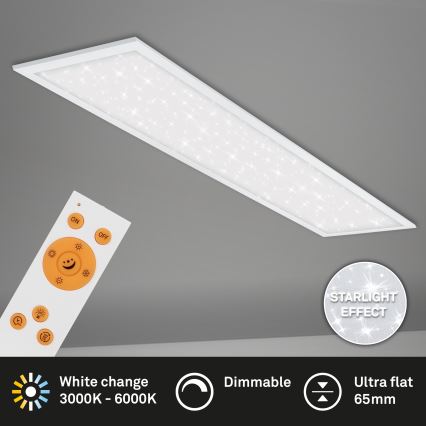 Briloner 7304-016 - Plafonnier à intensité variable LED STARRY SKY LED/36W/230V 3000-6000K + télécommande
