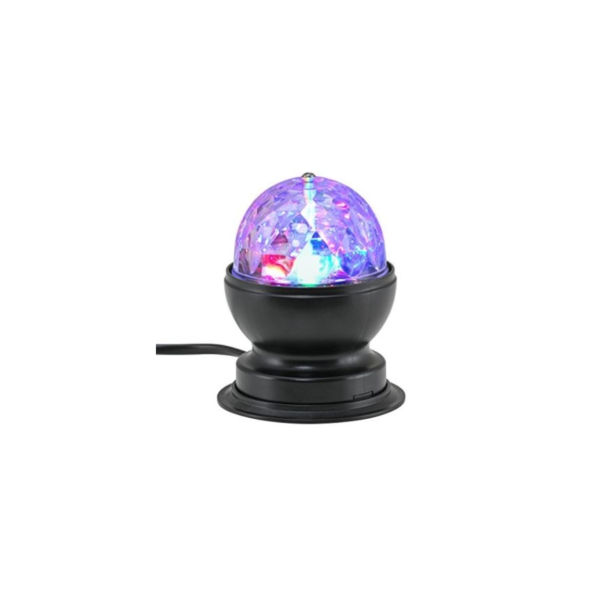 Briloner 7347-015 - Boule disco LED de table DISCO LIGHT 1xE27/3W/230V