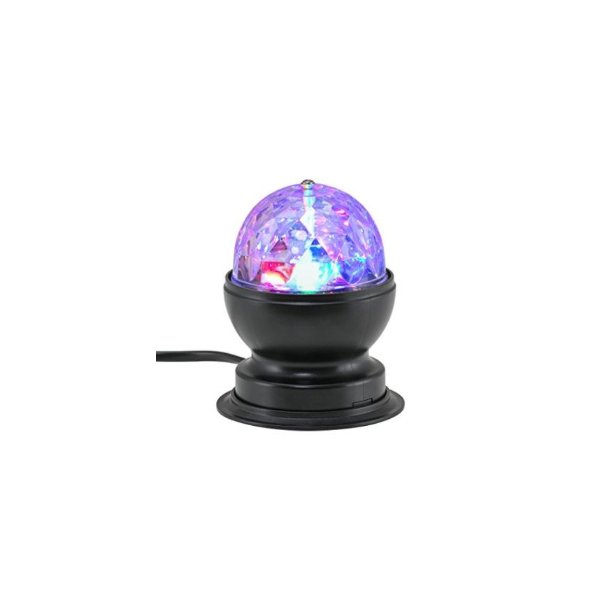 Briloner 7357-015 - Boule disco LED de table DISCO LIGHT 1xE27/3W/230V