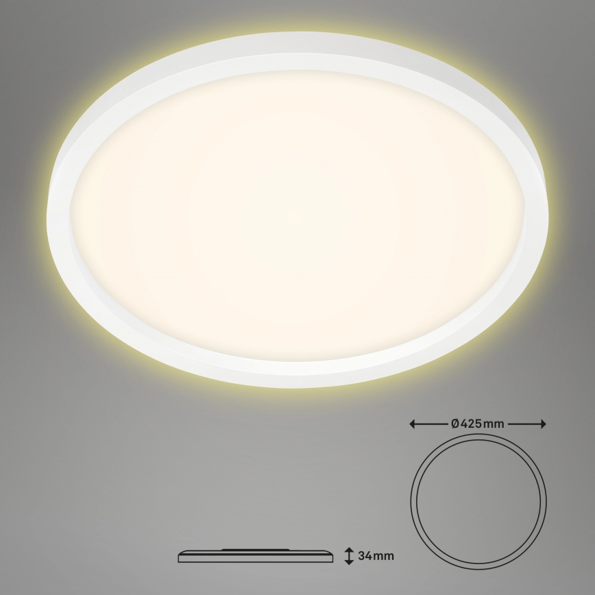Briloner 7363-016 - Plafonnier LED CADRE LED/22W/230V d. 42,5 cm blanc