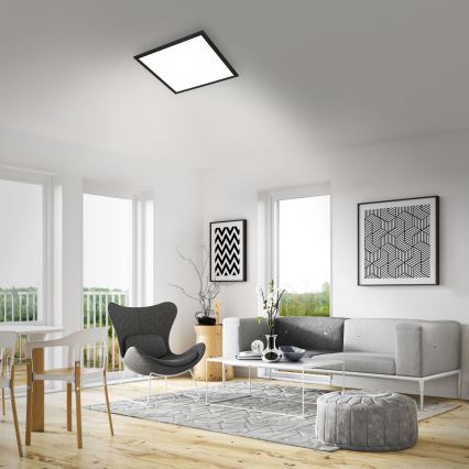 Briloner 7371-015 - Plafonnier à intensité variable GEO LED/24W/230V 3000-6500K + Télécommande