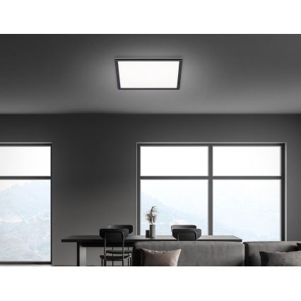 Briloner 7371-015 - Plafonnier à intensité variable GEO LED/24W/230V 3000-6500K + Télécommande