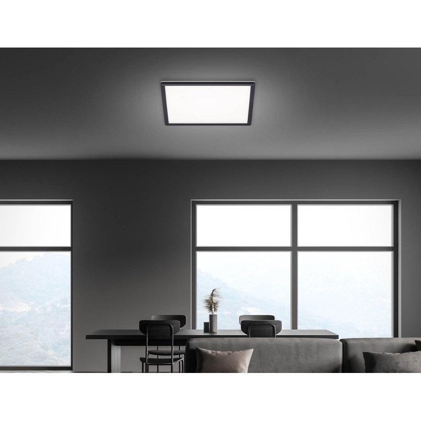 Briloner 7371-015 - Plafonnier à intensité variable GEO LED/24W/230V 3000-6500K + Télécommande