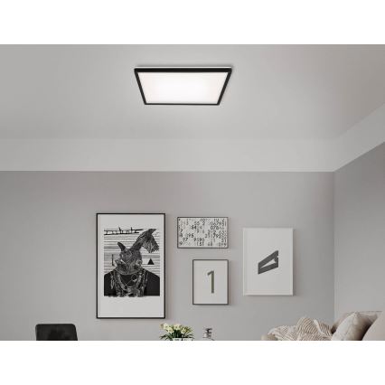 Briloner 7371-015 - Plafonnier à intensité variable GEO LED/24W/230V 3000-6500K + Télécommande