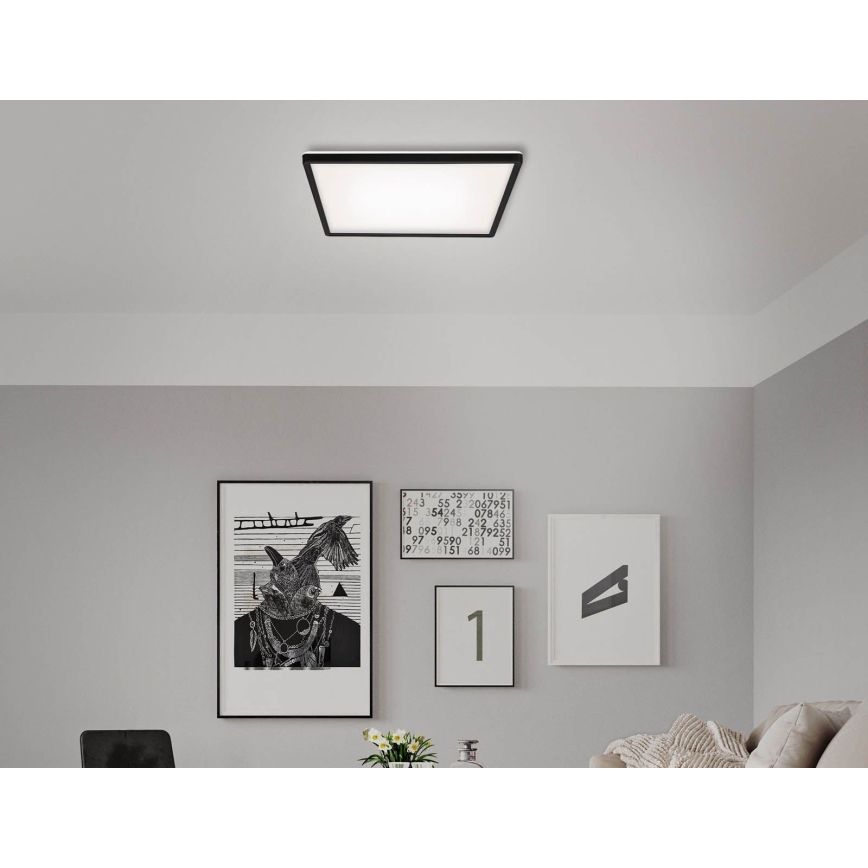 Briloner 7371-015 - Plafonnier à intensité variable GEO LED/24W/230V 3000-6500K + Télécommande