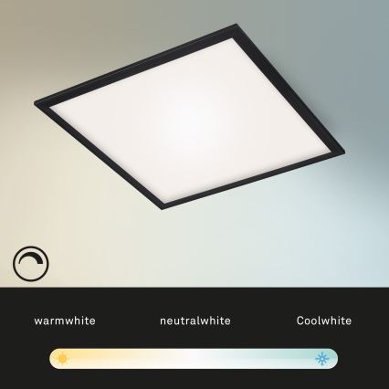 Briloner 7371-015 - Plafonnier à intensité variable GEO LED/24W/230V 3000-6500K + Télécommande