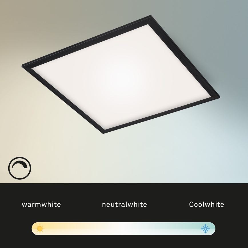 Briloner 7371-015 - Plafonnier à intensité variable GEO LED/24W/230V 3000-6500K + Télécommande