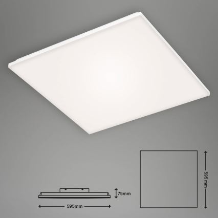 Briloner 7376-216 - Panneau LED en saillie sans cadre LED/38W/230V 59,5x59,5 cm 4000K
