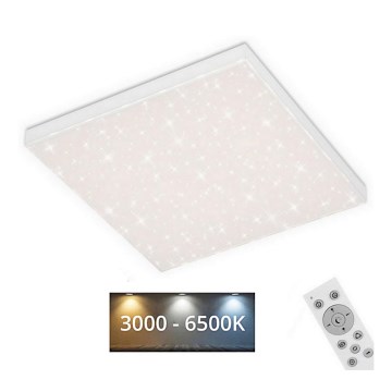 Briloner 7381-116 - Plafonnier à intensité variable STARRY SKY LED/24W/230V 3000-6500K + télécommande