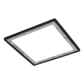 Briloner 7457-414 - Plafonnier LED SLIM LED/18W/230V 4000K 29x29 cm noir