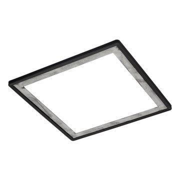 Briloner 7457-414 - Plafonnier LED SLIM LED/18W/230V 4000K 29x29 cm noir