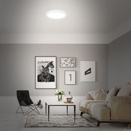 Briloner 7494016 - Plafonnier LED RGBW dimmable SMART LED/22W/230V 4000K Ø 42 cm Wi-Fi Tuya + télécommande