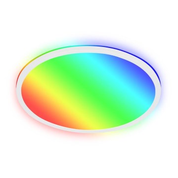Briloner 7494016 - Plafonnier LED RGBW dimmable SMART LED/22W/230V 4000K Ø 42 cm Wi-Fi Tuya + télécommande