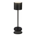 Briloner 7521015 - Lampe de table d'extérieur rechargeable à LED dimmable SIGO LED/2,5W/5V IP44 2600 mAh noire