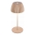 Briloner 7552-011 - Lampe de table d'extérieur tactile rechargeable MINI LED à intensité réglable, 1,5W/5V, IP44, 1800 mAh, beige