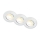 Briloner 7586036 - Lot de 3 spots LED encastrés pour salle de bains KLIRA 1xLED/4,9W/230V 2500/3000/4000K IP23 blanc