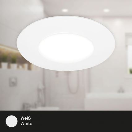 Briloner 7598036 - LOT 3x Spot encastrable de salle de bain LED/4,9W/230V IP44 2700/4000/6500K blanc