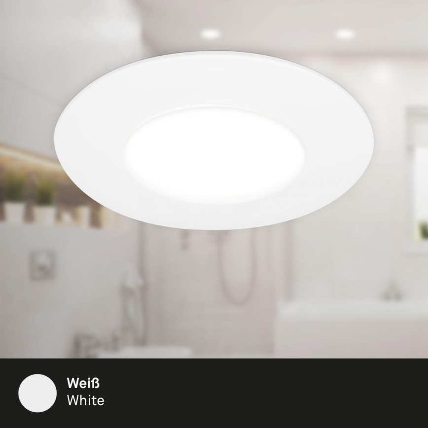 Briloner 7598036 - LOT 3x Spot encastrable de salle de bain LED/4,9W/230V IP44 2700/4000/6500K blanc
