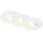 Briloner 7605036 - Lot de 3 spots encastrés pour salle de bains 3xLED/4,9W/230V IP44 blanc