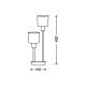 Briloner 7810-022 - Lampe de table TAUPE 2xE14/5,5W/230V