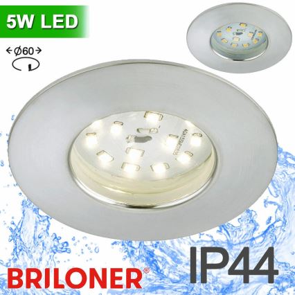 Briloner 8311-019 - Spot encastrable de salle de bain LED LED/5W/230V IP44