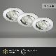 Briloner 8312-039 - LOT 3x Spot encastrable de salle de bain LED LED/5W/230V IP23